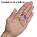 Miniatyrbilde 4 av 5: 10 stk D-ringer, Webbing Spenne Ring for DIY Sy-poser Belter Hundekrage Tilbehør
