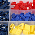 Miniatyrbillede 1 af 2: 85 stk Hurtigsplejsningstrådforbindelser Splice Connector Elektrisk Terminal Sæt