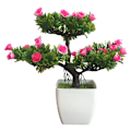 Pikkukuva 2 / 2: Keinotekoinen ruukkukasvi sisustukseen, Bonsai-puu simulointi, kotiin ja toimistoon (vaaleanpunainen)