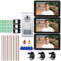 Miniatyrbild 2 av 8: 9-tums Smart Touchscreen Trådlös WIFI Intercom Dörrklocka System Videomonitor App 100-240V UK