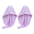 Miniatyrbilde 1 av 5: 2-pakks Hårhåndkle Wrap  Ultra Absorberende, Hurtig Tørkende Hår Turban Myk, Frizzfri Hår Wrap Håndklær