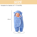 Miniatyrbilde 2 av 5: Søte Nyfødte Babytepper Plussj Swaddle Tepper