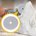 Miniatyrbillede 7 af 8: 10 stk. 3 tommer slibeskiver puder polering diamant marmor beton sten 100 mesh