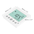 Miniatyrbild 4 av 4: LCD Digital Golvvärme Programmerbar Termostat Temperaturregulator Vit Bakgrundsbelysning