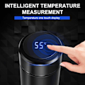 Miniatyrbild 4 av 6: Termosflaska, 480 ml vattenflaska vakuumisolerad kopp 304 rostfritt stål, LED-pekskärm temperaturdisplay, smart kopp förseglingsflaska idealisk