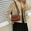 Miniatyrbillede 4 af 6: Crossbody-tasker til kvinder - Flap Saddle Taske-stil