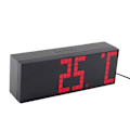 Miniatyrbillede 5 af 8: Digital LED Skrivebordsvækkeur med Snooze-funktion, Timer, Termometer og Fjernbetjening