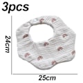 Miniatyrbillede 2 af 5: Baby Bandana-Sutter til Savl og Tandfrembrud - Bomuld, Absorberende, til Drenge og Piger