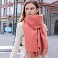 Miniatyrbillede 6 af 7: Vinter tørklæder til kvinder Pashmina Shawl Wraps til aftenkjoler Store varme bløde tørklæder, 66cm * 180cm