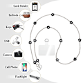 Miniatyrbild 5 av 5: Package content: 1 x mobile phone chain pendant style1