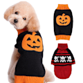 Miniatyrbild 1 av 6: Huvudskalle Pumpa Halloween Husdjurströja Husdjursdräkt Hunddräkt Stor Hunddräkt