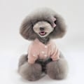 Miniatyrbillede 2 af 5: Hundetøj til kæledyr - Blød, tyk og varm sweater til hvalpe - Vintertrøje til hunde (Pink)