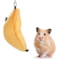 Miniatyrbillede 3 af 8: Hamster Seng, Bananformet Hængende Sovehus Vintervarm Burmåtte til Gerbiler Chinchillaer Marsvin Små Dyr