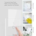 Miniatyrbild 8 av 8: WiFi RF Ljusströmbrytare Touchkontroll Vattentät Glaspanel Stöd för Röststyrning Smart Väggströmbrytare 10A AC80‑260V