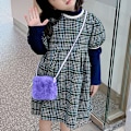 Miniatyrbillede 6 af 6: Plys Blød Crossbody Taske til Piger