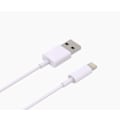 Miniatyrbild 2 av 2: USB till Lightning Kabel 20W iPhone Laddare Flera Längder 2M Stilren och robust vit USB-Lightning kabel för laddning av iPhone och iPad.