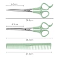 Miniatyrbild 2 av 6: Hårklippningssaxar Set, Frisörsaxar Set för Män Kvinnor Husdjur Hemma Salong Barber Klippset