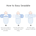 Pikkukuva 3 / 5: Vastasyntyneen peitto, vauvan unimaito, swaddle