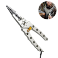 Miniatyrbild 2 av 8: 1 st Fiske Tång Verktyg, Fiske Verktyg Set, Bärbar Fiske Tång & Fisk Grepp Set Läpp Grepp Grip Kroken Avlägsnare Verktyg för Sportfiskare