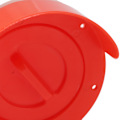 Miniatyrbilde 3 av 8: Fôrportsett for fjærfe, automatisk, stor diameter, regntett, praktisk tyngdekraftsfôringsett for bøtter