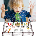 Miniatyrbild 1 av 4: 36 st Farmdjursleksaker för barn, pedagogisk leksaksuppsättning, simulerade bondgårdsfigurer, djurleksaker, prydnader