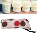 Miniatyrbilde 1 av 8: Isolert flaskepose for amming, bærbar termospose for babyflasker, holder for barnevogn, beige hagemann