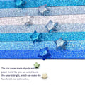Miniatyrbillede 4 af 5: Origami Stjernepapir Pakke DIY Papir, 360/520 Ark, Multifarvet Glitter Origami til Børns Kunst og Håndværksprojekter