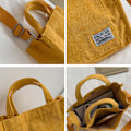 Miniatyrbilde 3 av 5: Tote Bag Håndveske Mini Skulderveske For Arbeid Reise Skole