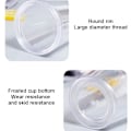 Miniatyrbild 3 av 5: Dubbelväggig Tumlare med Sugrör, Plasttumlare, Återanvändbara Iskaffe Tumlare, Transparenta Tumlare