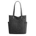 Miniatyrbilde 1 av 6: Kvinners Laptop Tote Bag Canvas Håndveske Skulderveske Klut Ensfarget Kvinneveske med Canvas Kvinneveske