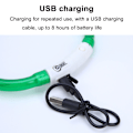 Miniatyrbild 7 av 8: LED-halsband för hund, USB-uppladdningsbart lysande husdjurshalsband för nattsäkerhet, modernt upplyst halsband för små, medelstora och stora hundar