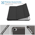 Miniatyrbild 2 av 4: AirCase Mjukt Skal för iPad 9.7 Tum iPad Air 1/2 Modell A1822 A1823 A1893 A1474 A1475, Mjukt TPU Skyddsfodral Svart