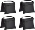 4-pack, Black Basics Photographic Empty Sandbag For Light Stands[TT]