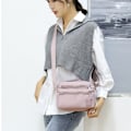Miniatyrbild 8 av 8: Multifunktionell Crossbodyväska Bältesväska för Kvinnor Fanny Pack Cross Body Väska Trendig Midjeväska med Justerbar Rem för Vandring Promenader Cykling Resor