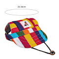 Miniatyrbilde 2 av 5: 4 stk. Baseballcaps for kjæledyr med ørehull, kattlue, justerbar hundelue for utendørs sport, solbeskyttelse