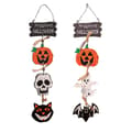 2 Halloween Hanging Figures, Halloween Ghost Pumpkin