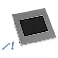 Miniatyrbillede 2 af 2: 1 Vejs 250V 10A Hjem Moderne Type Elektriske Trykknapper Vægskifterpanel (2 Gang)