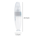 Miniatyrbilde 2 av 5: Squeeze Frisk Fruktmater | Kornmatingsflaske for Pure, Fast Mat, Smoothie