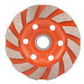 Miniatyrbillede 2 af 2: Tykt diamantsegment slibeskive til marmor beton sten (100mm)