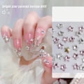 Miniatyrbillede 5 af 5: 100 stk. Neglekunst Rhinestones Stjerneformede Ædelstene Negle Charms Glaskrystaller