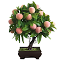 Pikkukuva 2 / 2: Keinotekoinen ruukkukasvi sisustukseen, Bonsai-hedelmäpuu-simulaatio, kotiin ja toimistoon (#7)