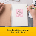 Miniatyrbilde 4 av 5: Fargepapir 400 ark, Ikke Sticky Notes lyse fargerike memo, Mini Memo Papirblokker Notatpapir