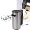Miniatyrbillede 1 af 8: Elektrisk Håndmixer med Piskeris 5 Hastigheder 304 Rustfrit Stål Automatisk Håndholdt Mixer EU Stik 220V