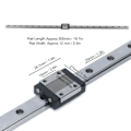 Pikkukuva 6 / 8: Lineaarinen liukukisko-ohjainlaakeri teräksinen liukulaakeri liiketapa työkalut 12mm CNC-koneelle MGN12500mm