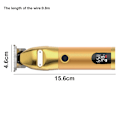 Miniatyrbillede 2 af 5: Ledningsfri Trimmer med LCD-skærm Hårklipper til Mænd USB Opladbar Elektrisk Hårklipper