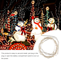 Miniatyrbild 1 av 2: Vacker USB-kopparkabel LED-ljusslinga Lågspänningsljus Dekoration Ornament Vit 3 Meter