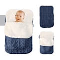 Pikkukuva 3 / 8: 1 kpl Vastasyntynyt Vauvan Peitto, Neulotu Neule Fleece Peitto Vauvan Unimuija Unipussi Ratas Unisex Vauvan Unipussi Vauvalle