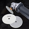 Miniatyrbillede 8 af 8: 10 stk. 3 tommer slibeskiver puder polering diamant marmor beton sten 100 mesh