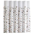 Miniatyrbilde 2 av 2: Dusjforheng i polyester med blomsterblader, tykk vanntett badeforheng (L 200*200cm)