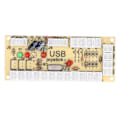 Miniatyrbild 1 av 8: QM070901 Arcade-spel Joystick-kit Zero Delay Arcade-spel DIY-kitdelar med Encoder-kort 10 knappar Joystick för MAMEGul